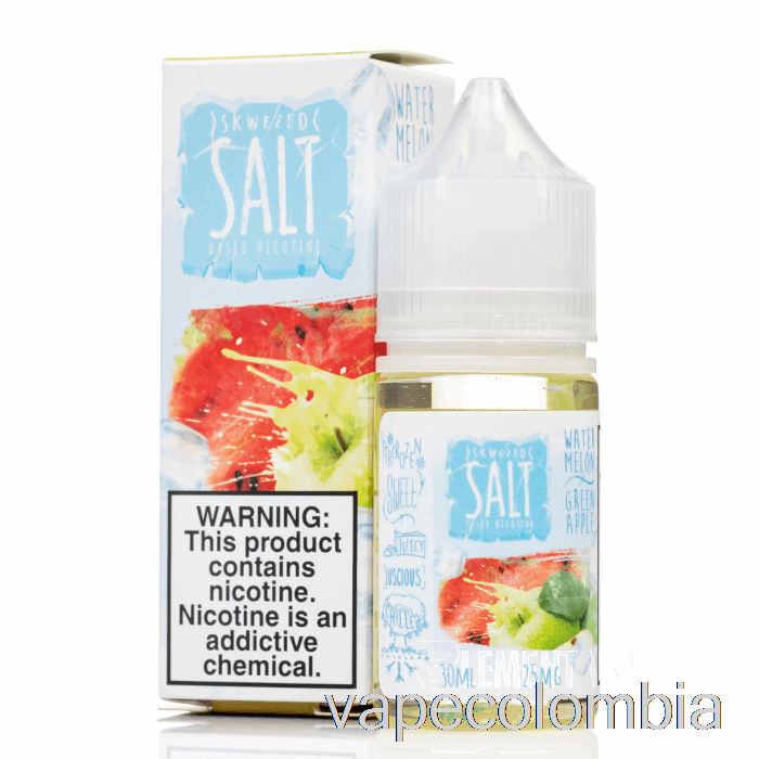 Vape Recargable Hielo Sandía Manzana Verde - Sales Espolvoreadas - 30ml 25mg